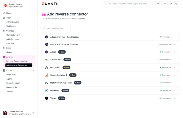 Quanti App Interface